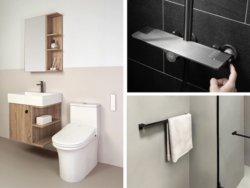 各式風格系列衛浴設備展示